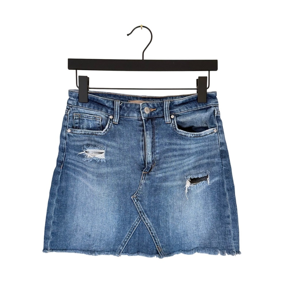 Joes Jeans Distressed Denim Mini Skirt Size 26